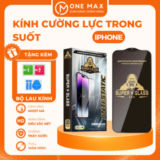 Kính cường lực IPHONE SUPER GLASS full màn hình cho iphone 16/15/14/13/12/11/xr/xs/x/8/7/6/plus/pro/max