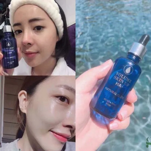 Serum HA Cấp Nước Genie Volume Skin Up HA+ Natural 30ml và 100ml
