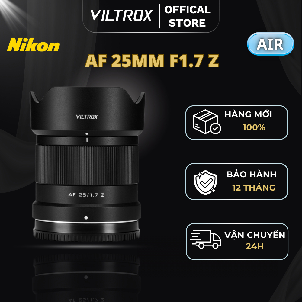 Ống kính Viltrox AF 25mm F1.7 Air ngàm Nikon Z