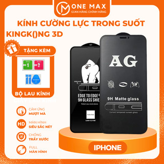 Kính cường lực IPHONE trong suốt KK 3TT full màn hình cho IP 6/7/8/plus/x/xs/xr/11/12/13/14/15/16/pro/max