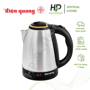 Ấm đun nước siêu tốc Điện Quang ĐQ EKT06 1518 - Dung tích lớn 1.8L, đế xoay 360°, tự ngắt điện khi sôi. BH 12 tháng