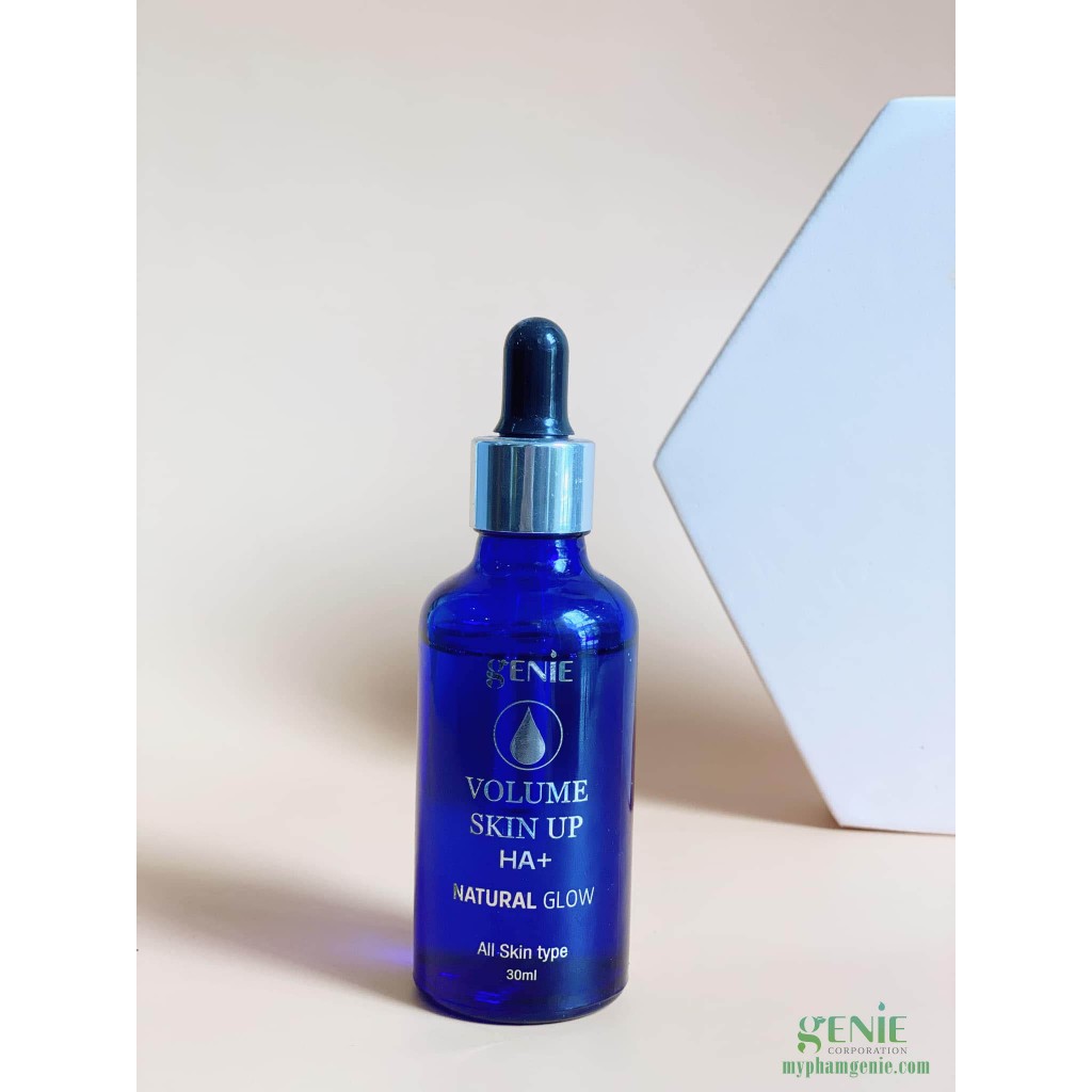 Serum HA Cấp Nước Genie Volume Skin Up HA+ Natural 30ml và 100ml