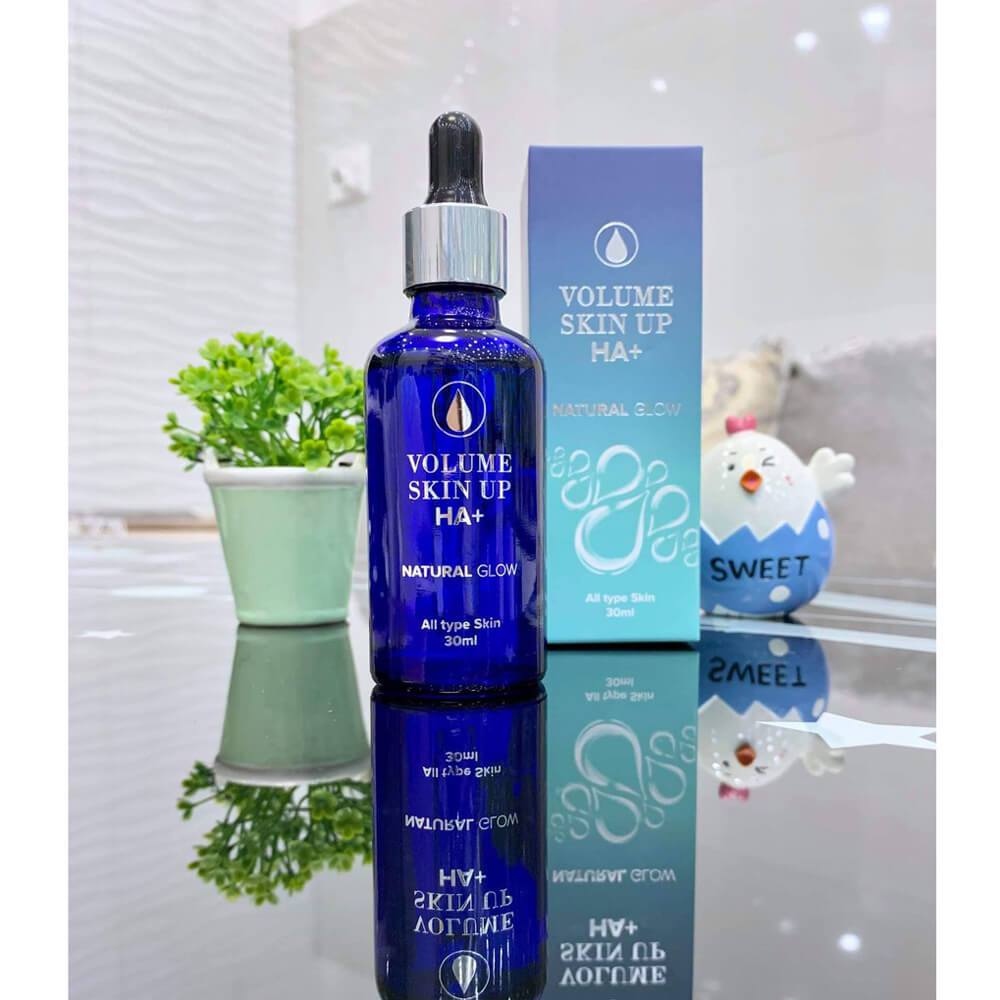 Serum HA Cấp Nước Genie Volume Skin Up HA+ Natural 30ml và 100ml