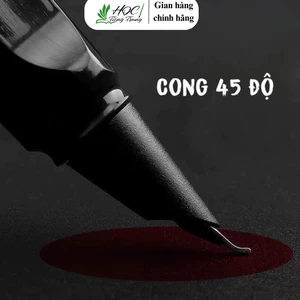 Bút máy đầu cong 45,35 độ chuyên viết nét thanh đậm ( TẶNG KÈM 10 ỐNG MỰC ĐEN )