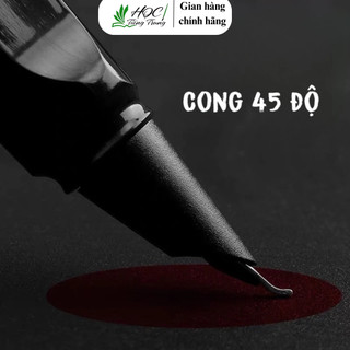 Bút máy đầu cong 45,35 độ chuyên viết nét thanh đậm ( TẶNG KÈM 10 ỐNG MỰC ĐEN )