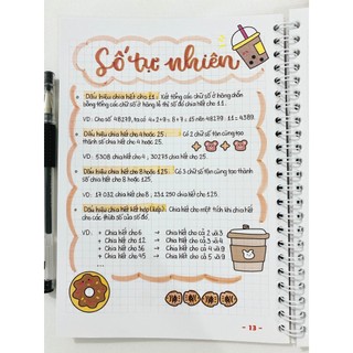 Sổ Tay Sketchnote Toán 4 - Tổng Hợp Kiến Thức Toán 4 Dễ Hiểu, Ôn Tập Hiệu Quả