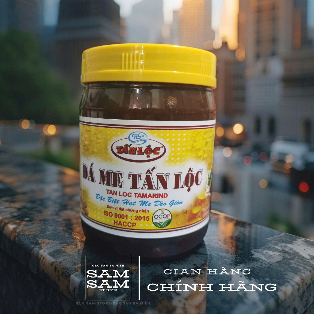 Đá Me Chua Ngọt Tấn Lộc–Đặc Sản Sài Gòn, Khối Lượng Tịnh 900g, Nguyên Chất, Đậm Vị Ngon Truyền Thống, An Toàn Chất Lượng