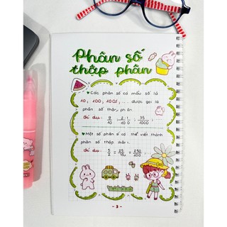 Sổ Tay Sketchnote Toán 5 - Tổng Hợp Kiến Thức Toán Lớp 5 Dễ Hiểu, Ôn Tập Hiệu Quả