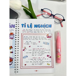 Sổ Tay Sketchnote Toán 5 - Tổng Hợp Kiến Thức Toán Lớp 5 Dễ Hiểu, Ôn Tập Hiệu Quả