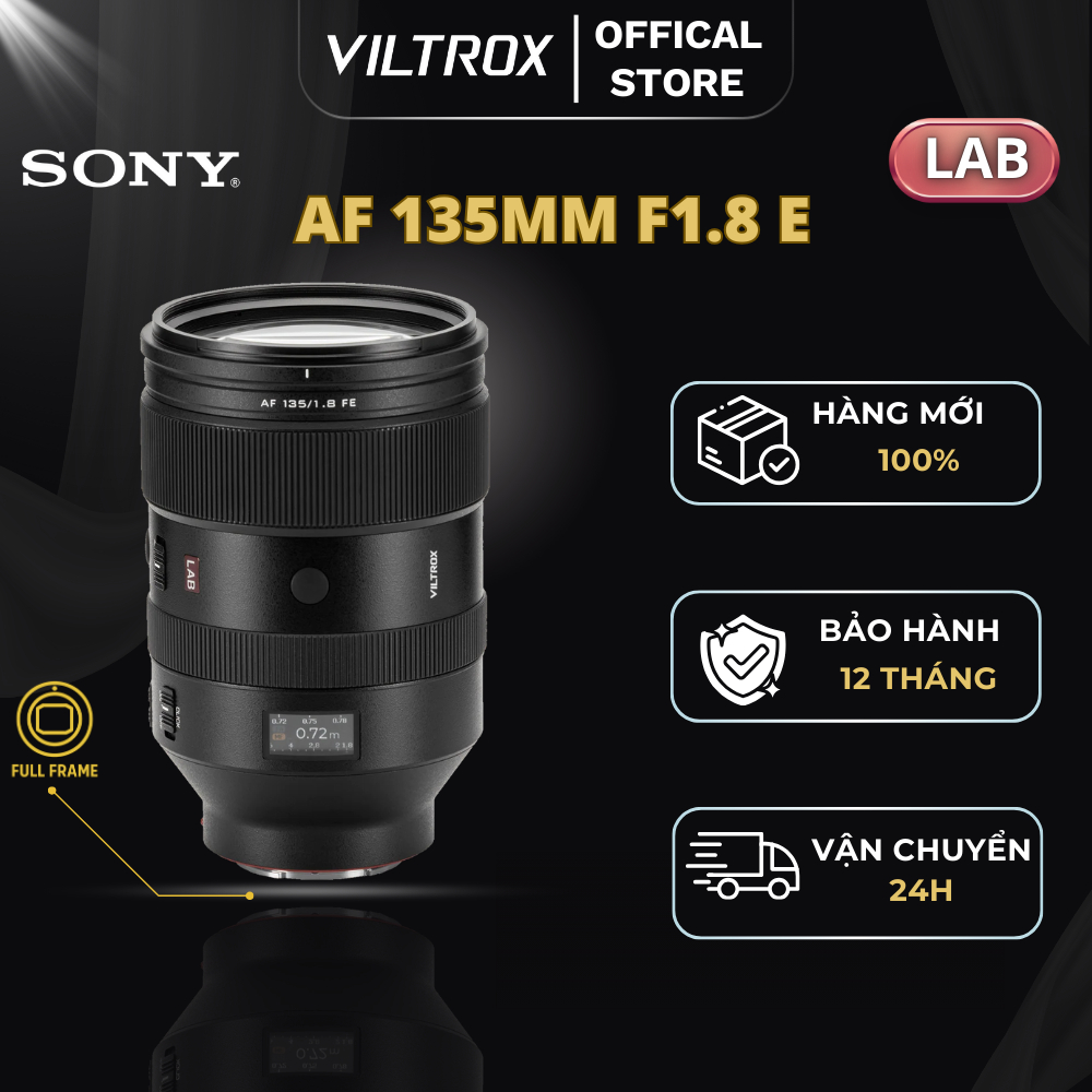 Ống kính Viltrox AF 135mm F1.8 LAB ngàm Sony E