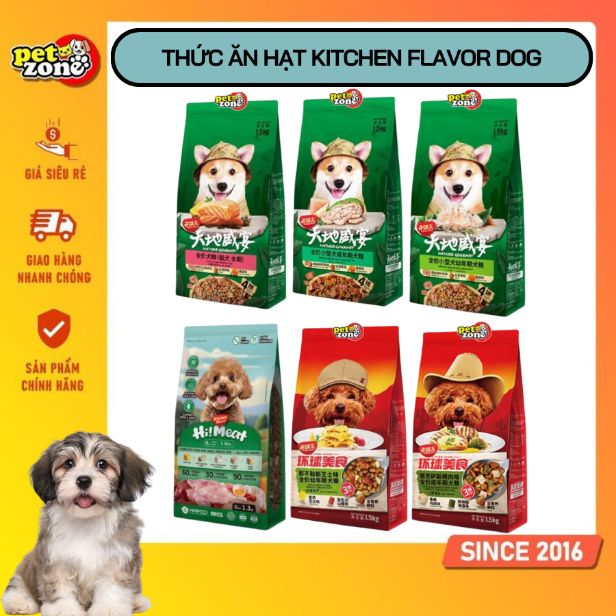 Thức ăn hạt cho chó Kitchen Flavor - Kitchen Flavor Hi Meat 1.5kg (Date ...