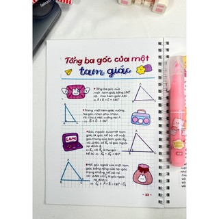 Sổ Tay Sketchnote Toán 7 - Tổng Hợp Kiến Thức Toán Lớp 7 Dễ Hiểu, Ôn Tập Hiệu Quả