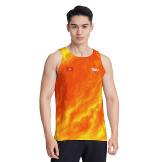Áo thể thao chạy bộ UNISEX- VELOSAR- BST MÂY LỬA DỆT NÊN HÒA BÌNH RTT-60070-R03