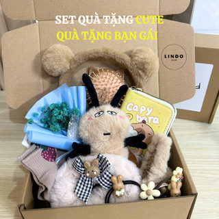 [Giao Hỏa Tốc] Set Quà Sinh Nhật Cute LINDO, Quà Tặng 8/3, 20/10, 14/2, Các Dịp Đặc Biệt