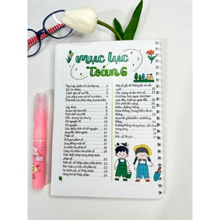 Sổ Tay Sketchnote Toán 6 - Tổng Hợp Kiến Thức Toán Lớp 6 Dễ Hiểu, Ôn Tập Hiệu Quả