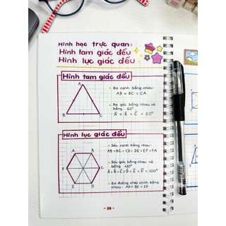 Sổ Tay Sketchnote Toán 6 - Tổng Hợp Kiến Thức Toán Lớp 6 Dễ Hiểu, Ôn Tập Hiệu Quả