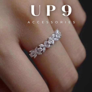 [CAO CẤP] Nhẫn Nữ Hoa Đá 4 Cánh Đính Đá Zircon Sang Chảnh Nhẫn Đính Đá Nữ Loại Đẹp RHOA44