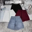 Quần jean ngố nữ ống rộng cá tính, chất jean denim không giãn dày dặn Anngo - AT546