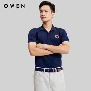 Owen - Áo polo Body Fit APV258040 màu Xanh tím than chất liệu Poly Spandex