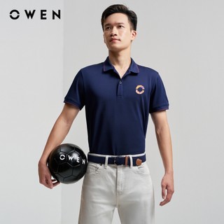 Owen - Áo polo Body Fit APV258040 màu Xanh tím than chất liệu Poly Spandex