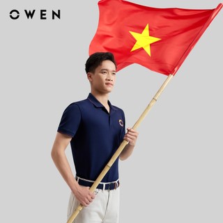 Owen - Áo polo Body Fit APV258040 màu Xanh tím than chất liệu Poly Spandex