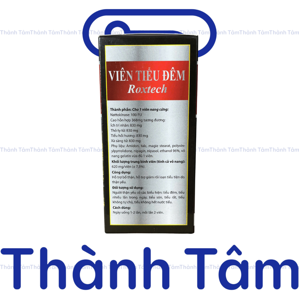 (Chai) Viên uống VIÊN TIỂU ĐÊM ROXTECH hỗ trợ giảm tiểu đêm, bổ thận - Hộp 30 Viên