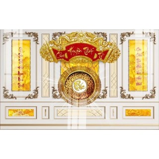 Tranh Cửu Huyền Thất Tổ 01 tráng gương
