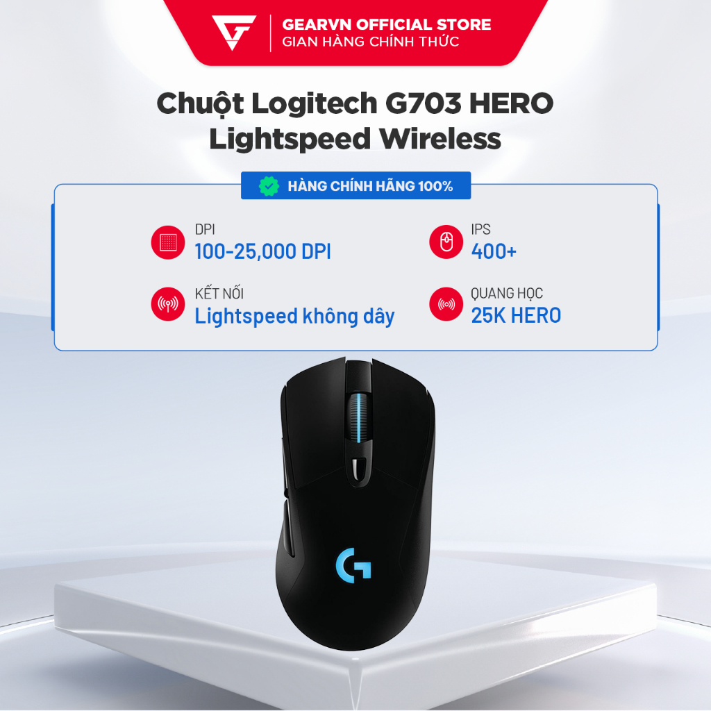 Chuột Logitech G703 HERO