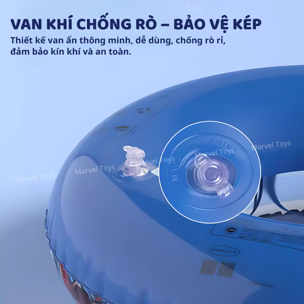 Phao Tập Bơi Cho Bé Spider Man Frozen Disney Marvel Chính Hãng Phao Bơi Trẻ Em Chống Lật 70cm