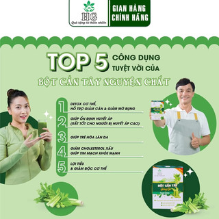 Bột Cần Tây 15 Gói – Giảm Cân Tự Nhiên, Thanh Lọc Cơ Thể, Dưỡng Sáng Da