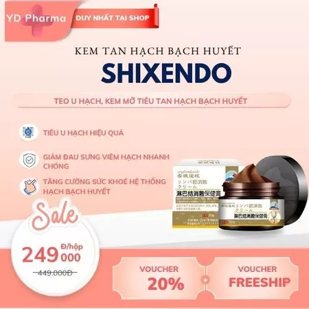 Kem Tan Sạch U Hạch Bạch Huyết Lymphoma Nhật Bản Shixendo 30g Tiêu U Giảm Đau Sưng Hạch Hiệu Qủa