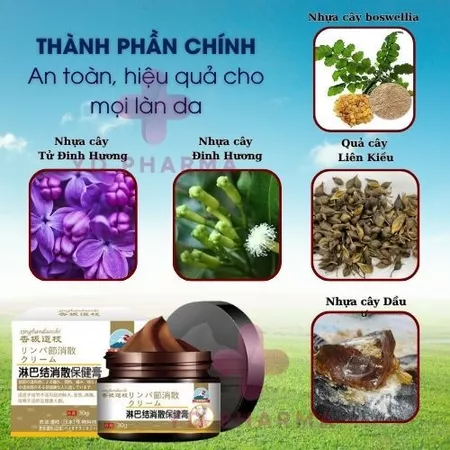 Kem Tan Sạch U Hạch Bạch Huyết Lymphoma Nhật Bản Shixendo 30g Tiêu U Giảm Đau Sưng Hạch Hiệu Qủa