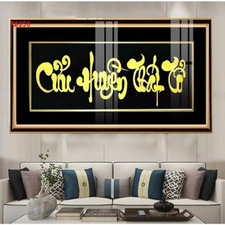 Tranh Gia Tiên Cửu Huyền Thất Tổ tráng gương