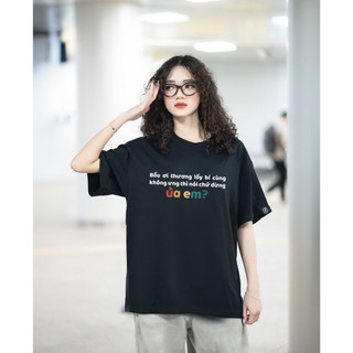 Áo Thun NGỐ TEE Bầu Ơi Thương Lấy Bí Cùng Không Ưng Thì Nói Chứ Dừng Ủa em Vải Cotton 75 Mềm Mịn