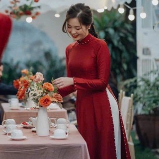 Áo Dài Truyền Thống Lụa Vân Gỗ Cao Cấp – Nhiều Màu Sang Trọng, Tôn Dáng, Duyên Dáng | Áo dài Phương Linh