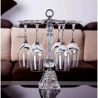 Giá treo ly rượu vang để bàn inox decor Cao Cấp