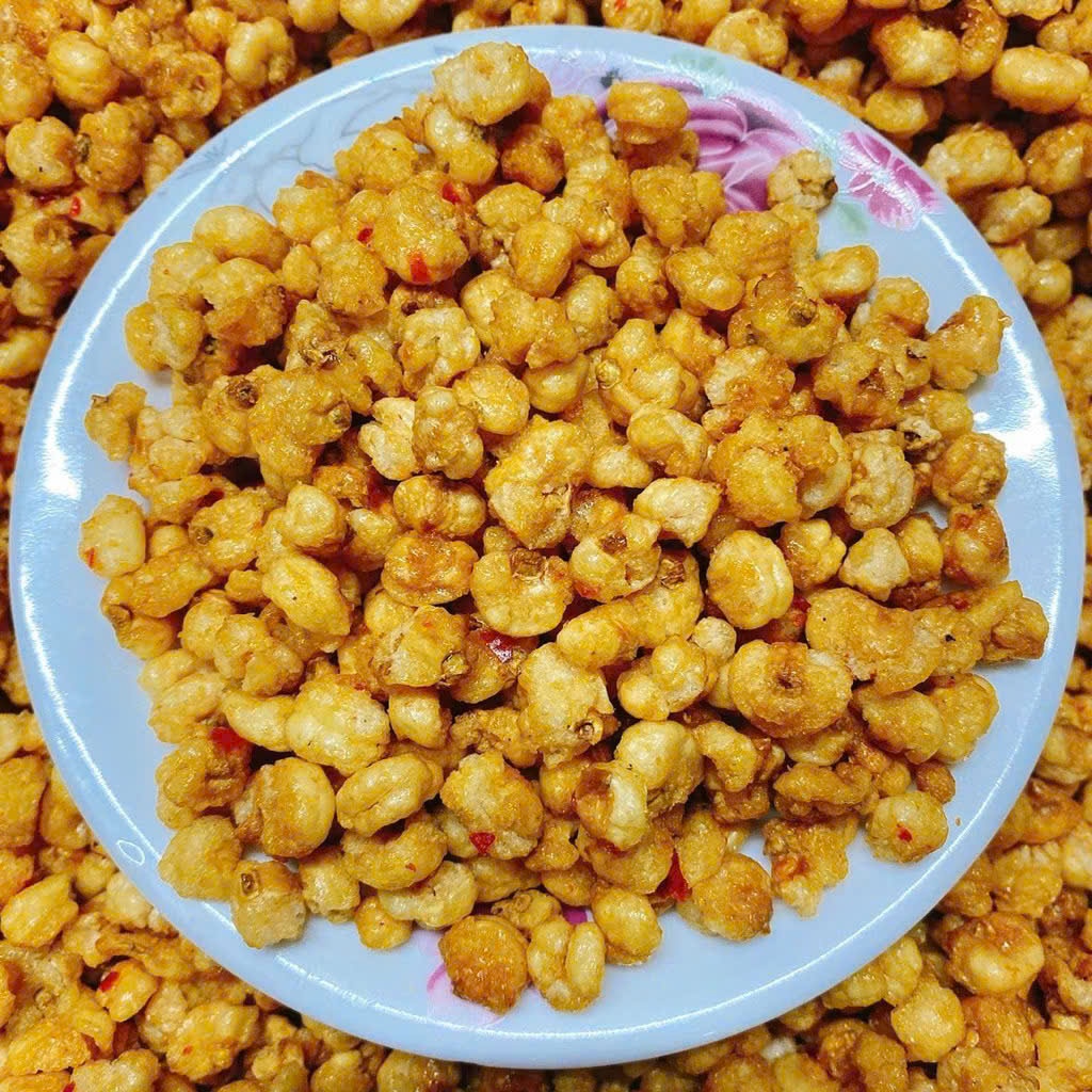 1Kg Bắp sấy mắm ớt, Ngô sấy mắm - Phú quý Food
