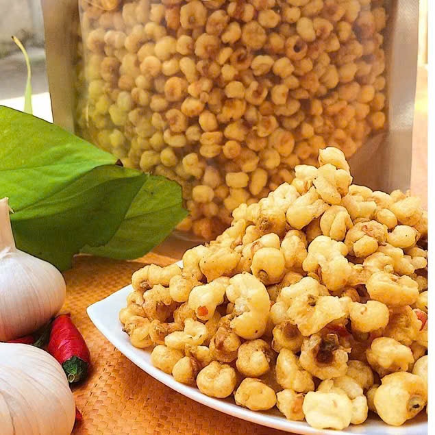 1Kg Bắp sấy mắm ớt, Ngô sấy mắm - Phú quý Food