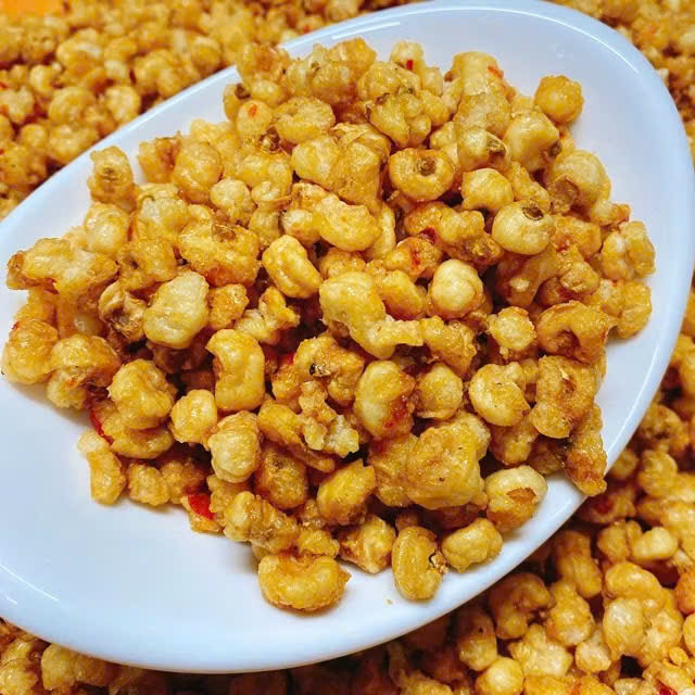 1Kg Bắp sấy mắm ớt, Ngô sấy mắm - Phú quý Food