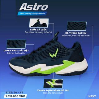 GIÀY  Cầu lông , bóng truyền , bóng rổ , Pickleball- WIKA Quang Dương ASTRO