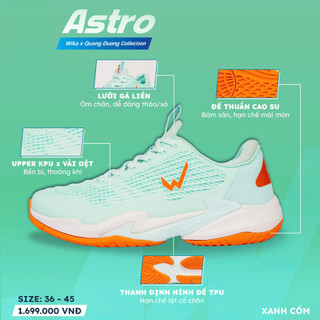 GIÀY  Cầu lông , bóng truyền , bóng rổ , Pickleball- WIKA Quang Dương ASTRO