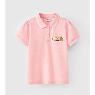 Áo thun Polo tay ngắn Stitch Disney bé gái Rabity 501.014