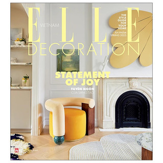 Tạp Chí Elle Decoration Tháng Spring 2025 - Statement Of Joy - Nhà sách An Thư - An Thư Book