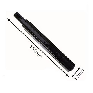 DAO RỌC GIẤY MINI CAO CẤP SƠN TĨNH ĐIỆN ĐEN TOÀN THÂN – COMBO 2 CÁI, CHẮC TAY, CẮT NGỌT
