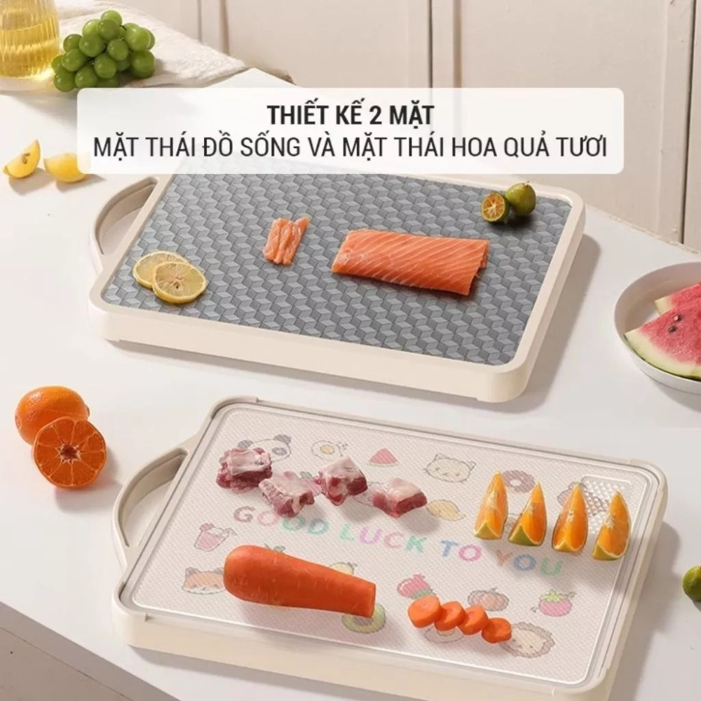 Thớt Inox 304 Kháng Khuẩn - Homie House - Đồ Gia Dụng An Toàn, Họa Tiết Dễ Thương