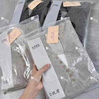 SET ĐỒ NỮ DÀI TAY QUẦN ỐNG RỘNG CHẤT THUN TĂM QC
