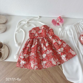 Set Yếm Trung Thu Cho Bé Gái Có Kèm Mấm 8-26kg (<125cm)