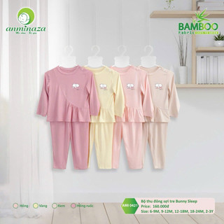 Bộ dài sợi tre bunny sleep anminaza 9-3y