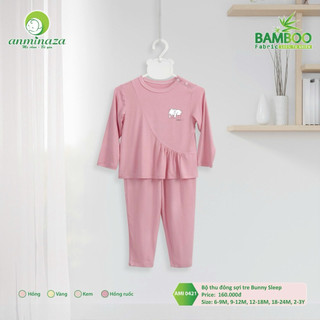 Bộ dài sợi tre bunny sleep anminaza 9-3y