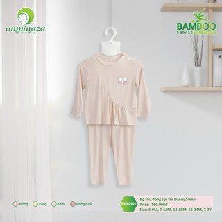 Bộ dài sợi tre bunny sleep anminaza 9-3y